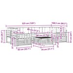 vidaXL Ensemble de canapés d'extérieur 7 pc Blanc et anthracite