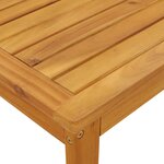 vidaXL Salon palette de jardin 4 Pièces bois d'acacia massif