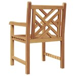 vidaXL Chaises de jardin 2 Pièces Marron 58 x 60 x 90 cm