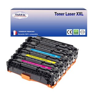T3AZUR - Lot de 5 Toners compatibles avec Canon 716/731 pour Canon MF-623Cn  MF-628Cw  MF-8030CN  MF-8040CN (Noir+Couleur)