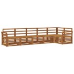 vidaXL Ensemble de canapés d'extérieur 6 pc Naturel Polyester