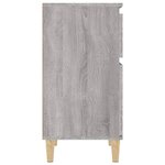vidaXL Table de chevet sonoma gris 40x35x70 cm
