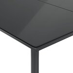 vidaXL Ensemble à manger de jardin avec coussins 5Pièces Beige poly rotin