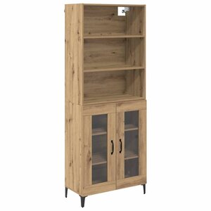 vidaXL Haut Armoire Chêne artisanal 69 5 x 34 x 180 cm