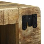 vidaXL Unité TV 36x36x30 cm en bois massif de manguier