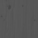vidaXL Tête de lit Gris 96x4x100 cm Bois massif de pin