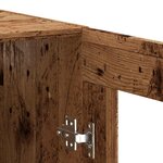 vidaXL Buffet vieux bois 69 5x34x90 cm bois d'ingénierie