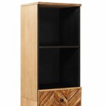 vidaXL Cabinet de salle de bain avec tiroir Marron 38 x 33 5 x 160 cm