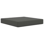 vidaXL Coussin de canapé d'extérieur 2 Pièces Anthracite Polyester