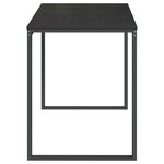 Bureau table poste de travail meuble d'ordinateur informatique étude d'ordinateur 110 x 60 x 73 cm bois d’ingénierie noir 02_0023745
