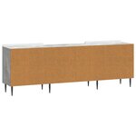 vidaXL Meuble TV Gris béton 150 x 31 x 52 cm Bois d'ingénierie