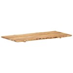 vidaXL Dessus de table Bois d'acacia massif 118x(50-60)x2 5 cm