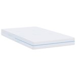 vidaXL Matelas Blanc 90 x 200 cm Mousse