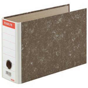 Classeur à levier A5, format à l'italienne cartonné, Dos 80 mm Capacité 600 feuilles - Gris