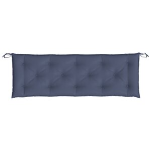 vidaXL Coussin de banc de jardin bleu marine 150x50x7 cm tissu oxford