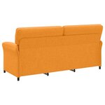 vidaXL Canapé 100  polyester  cadre en métal  MDF  Contreplaqué