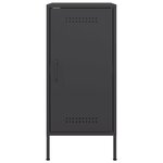 vidaXL Buffet noir 36x39x79 cm acier