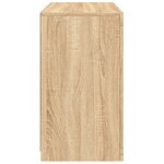 vidaXL Buffet avec lumières LED chêne sonoma 60 5x37x67 cm