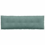 vidaXL Coussin de Dos Vert Mer 160 x 50 cm Tissu en velours côtelé