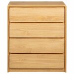 vidaXL Commode SAUDA chêne 76 5x39x91 cm bois de pin massif