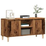 vidaXL Meuble TV vieux bois 102x35x50 cm bois d'ingénierie