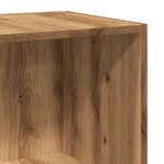 vidaXL Armoire d'angle chêne artisanal 33x33x67 cm bois d'ingénierie