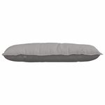 vidaXL Coussin de Dos Gris nuage 100 x 19 x 50 cm tissu
