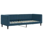 vidaXL Lit de repos sans matelas bleu 80x200 cm velours