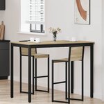 vidaXL Table de salle à manger / Table de repas Bois d'ingénierie