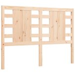 vidaXL Cadre de lit sans matelas 120x200 cm bois de pin massif