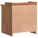 vidaXL Banc de couloir SANDNES 45x40x50 cm bois de pin massif