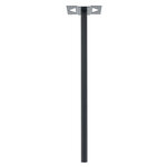 Pied elliptique Noir Sablé RAL 2100 MS