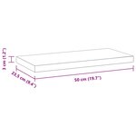 vidaXL Étagères murales 2 Pièces 50x23 5x3 cm argenté acier inoxydable