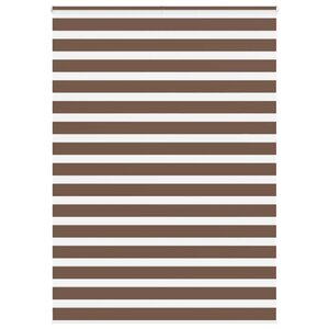 vidaXL Store zèbre marron 160x230cm largeur du tissu 155 9cm polyester