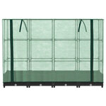 vidaXL Jardinière surélevée avec housse aspect rotin 160x40x123 cm