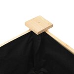 vidaXL Cache-pot de jardin avec étagère Beige 45 x 45 x 76.5 cm