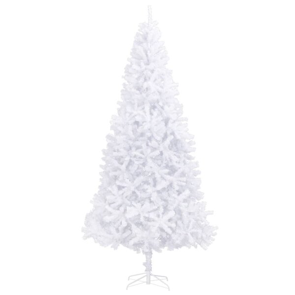 vidaXL Sapin de Noël artificiel 300 cm Blanc