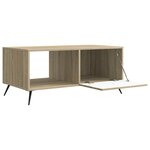 vidaXL Table basse Chêne Sonoma 90 x 50 x 40 cm Bois d'ingénierie