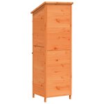 vidaXL Abri de jardin Marron 59 5 x 56 x 176 5 cm Bois d'ingénierie