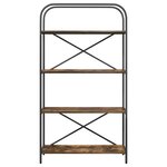 vidaXL Étagère Chêne fumé 80 x 30 x 146 cm Bois d'ingénierie