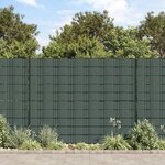 vidaXL Écran d'intimité de jardin PVC 70 x 0 19 m Vert