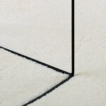 vidaXL Tapis OVIEDO à poils courts crème Ø 80 cm