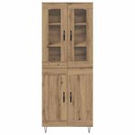 vidaXL Haut Armoire Chêne artisanal 69 5 x 34 x 180 cm