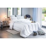 Couette chaude anti-acariens - 400 gr/ m² 140 x 200 cm - Blanc