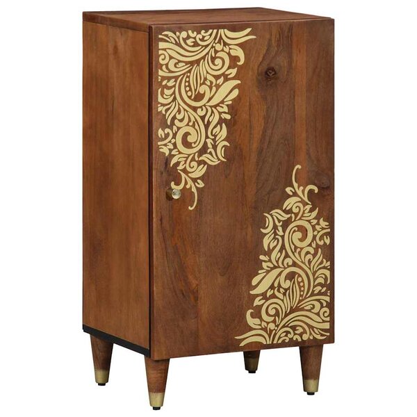 vidaXL Buffet avec porte Marron 40 x 33 x 75 cm Bois de mangue massif