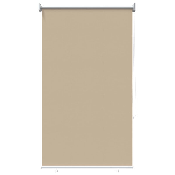 vidaXL Store enrouleur Protection UV Beige 80 x 230 cm Polyester