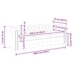 vidaXL Canapé Chesterfield à 2 places et à 3 places blanc