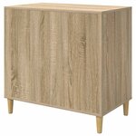 vidaXL Maison pour chat Sonoma 72 x 42.5 x 70 cm Bois d'ingénierie