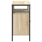 Meuble Lavabo Salle de Bain vidaXL Chêne Sonoma 80x30x60 cm Bois d'ingénierie
