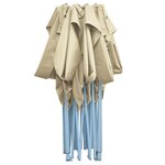 vidaXL Tente de fête 291 x 431 x 315 cm Crème Tissu Oxford